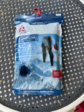 Reebok Men's Performance Base Layer Pants - Black